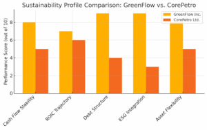 Sustainability Profile Comparison: GreenFlow vs. CorePetro